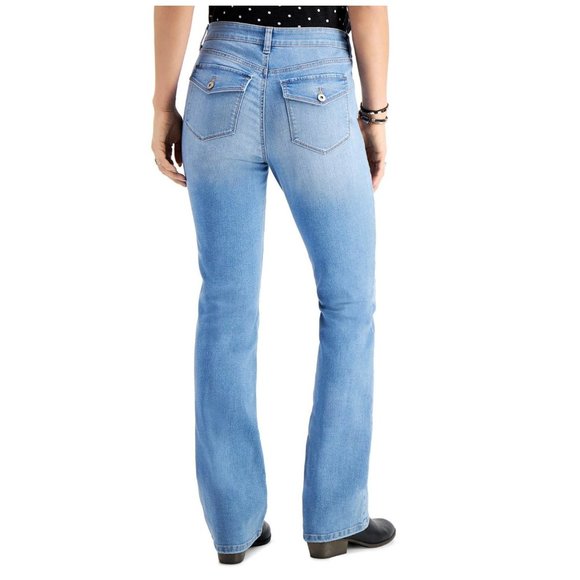 NWT Style & Co Faded Bootcut Jeans Size 4 - Picture 2 of 11